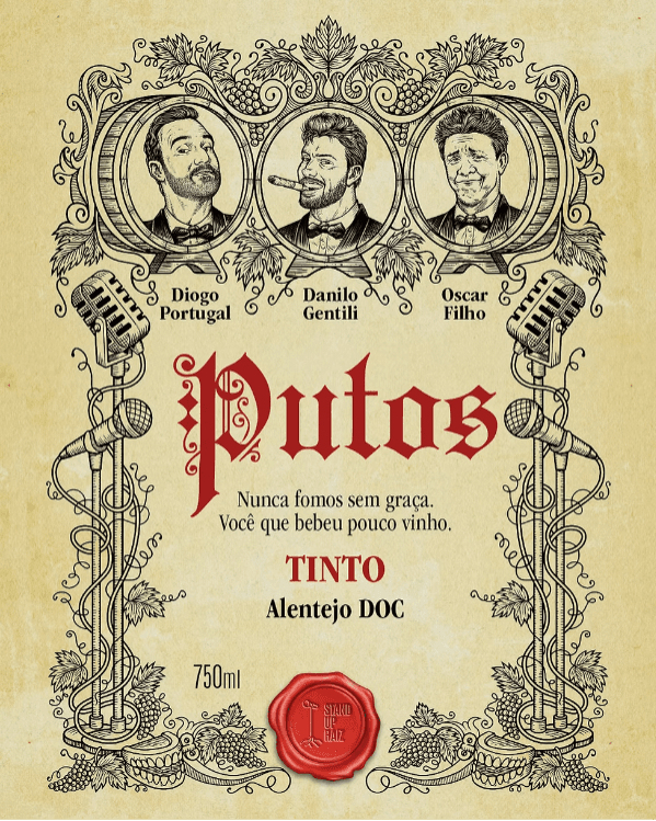 VINHO PUTOS - TINTO, BRANCO E ROSÉ