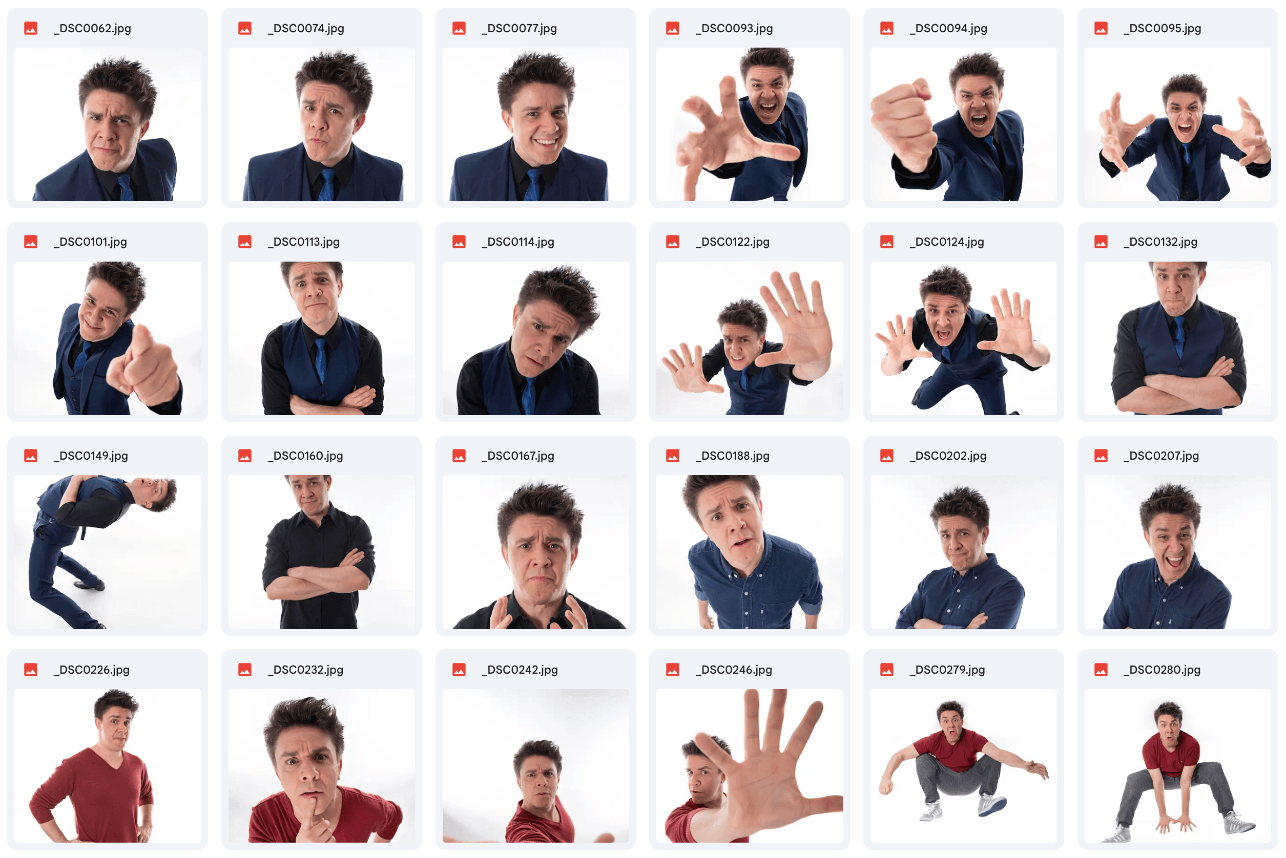 Fotos com fundo branco em HD